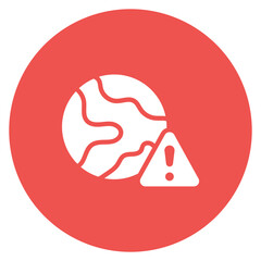 Environmental Risks icon vector image. Can be used for Business Risks.