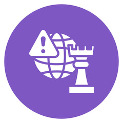 Geopolitical Risks icon vector image. Can be used for Business Risks.