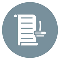 Fototapeta premium Accountability icon vector image. Can be used for Organization.