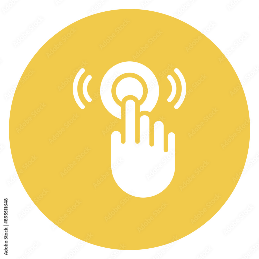 Wall mural touch sensor icon vector image. can be used for sensors.