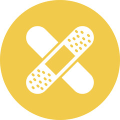 Band Aid icon vector image. Can be used for Physical Wellbeing.