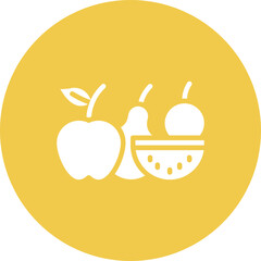 Fruit icon vector image. Can be used for Physical Wellbeing.