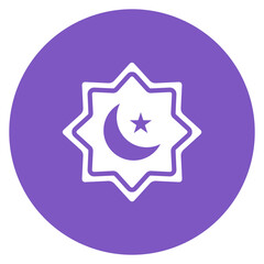 Islamic Star icon vector image. Can be used for Eid al Adha.