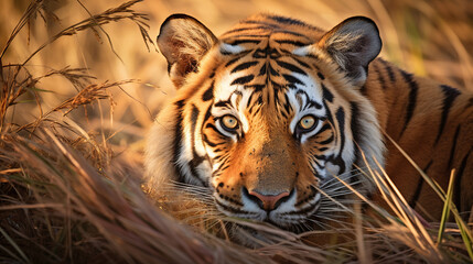 portrait of a bengal tiger