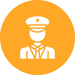 Pilot icon vector image. Can be used for Airplane.