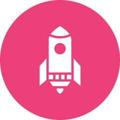 Rocket icon vector image. Can be used for Airplane.