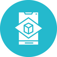 Augmented Reality icon vector image. Can be used for Digital Disruption.
