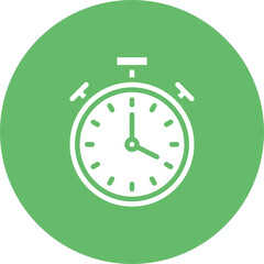 Stopwatch with Split Times icon vector image. Can be used for Track and Field.