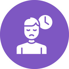 Restlessness icon vector image. Can be used for ADHD.