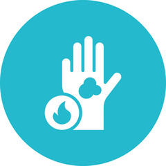 Obraz premium Burn Severity icon vector image. Can be used for Skin Burns.