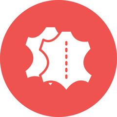 Leather icon vector image. Can be used for Raw Metrial.
