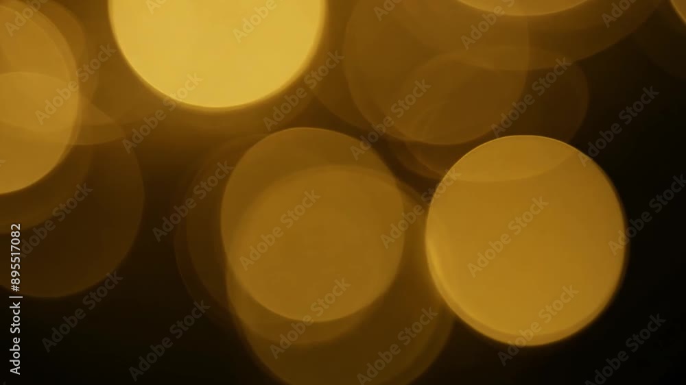 Poster abstract geometric design featuring a seamless pattern of spheres and circles in blue and yellow wit