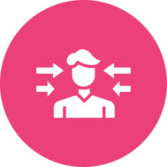 Peer Pressure icon vector image. Can be used for Bullying in Society.