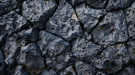 Basalt texture with background illustration