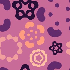 set of vector seamless snowflake symbol pattern for wallpapers, textile, ,fabric ,packaging