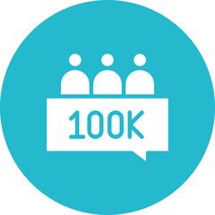 Followership icon vector image. Can be used for Social Relationship.