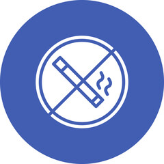 No Smoking icon vector image. Can be used for Smoking.