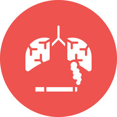Smoking Consequences icon vector image. Can be used for Smoking.