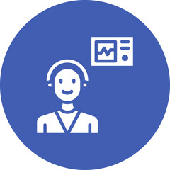 Audiogram icon vector image. Can be used for Medical Tests.