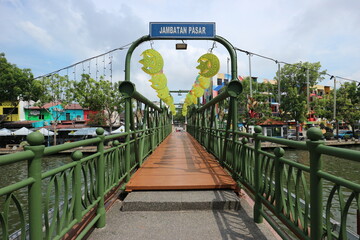マレーシア　マラッカの橋