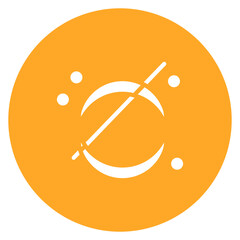 Jupyter icon vector image. Can be used for Data Science.