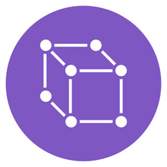 Model icon vector image. Can be used for Data Science.