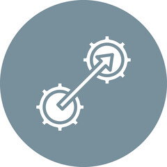 Integration icon vector image. Can be used for Data Science.