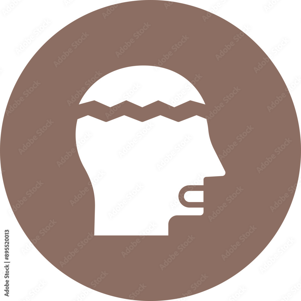 Poster breakdown icon vector image. can be used for burnout.
