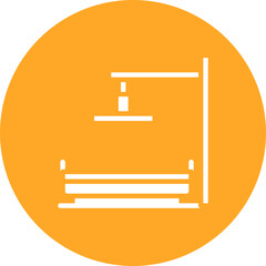 Obraz premium Raft icon vector image. Can be used for 3d Printing.