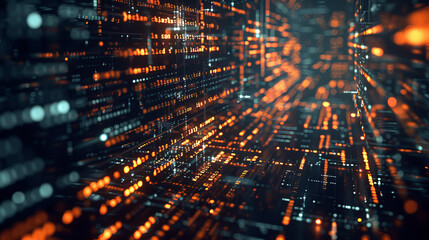 Python code appears onscreen, its intricate patterns and symbols forming a digital puzzle. Like a symphony, it blends logic and imagination, creating an intricate web of possibilities.