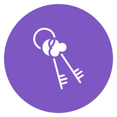 Key icon vector image. Can be used for Locksmith.