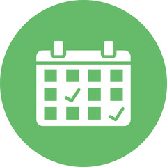 Running Calendar icon vector image. Can be used for Marathon.