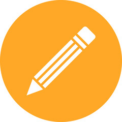 Pencil icon vector image. Can be used for Crafting.
