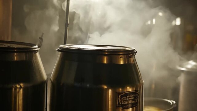 LA WS TS stainless steel fermentation tanks in modern microbreweries