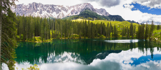 The lake of Carezza