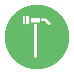 Hammer icon vector image. Can be used for Mining And Crafting.
