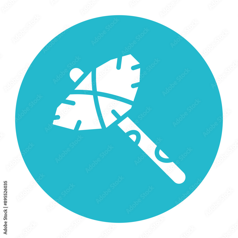 Poster stone hammer icon vector image. can be used for mining and crafting.