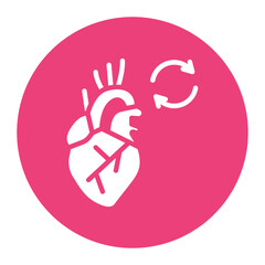 Obraz premium Heart Transplant icon vector image. Can be used for Psychiatric Hospitals.