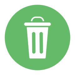 Recycling Bin icon vector image. Can be used for Eco Development.