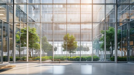 Obraz premium Urban Architecture Office of Building Business District