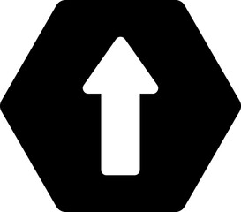 arrow hexagon icon version 1