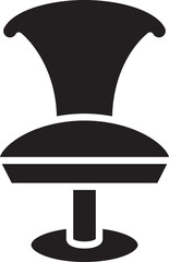 Chair Glyph Icon