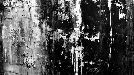 The Timeless Duo: Black and White Grunge Texture