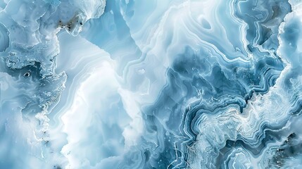 Obraz premium Smooth light blue marble background surface