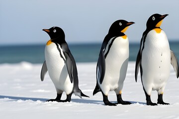 Fototapeta premium Birds: From Doves to Penguins, Diverse Avian Species