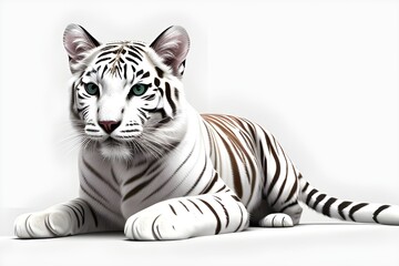 Fototapeta premium Bengal Tiger: The Majestic Predator of the Indian Subcontinent