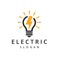 Light Bulb Logo Icon Design Vector