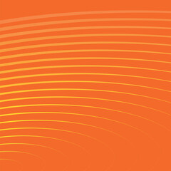 abstract orange background with yellow wave