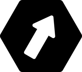arrow hexagon icon version 2