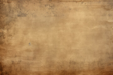 Obraz premium Processed collage of ancient scroll sheet of brown aged paper texture. Background for banner